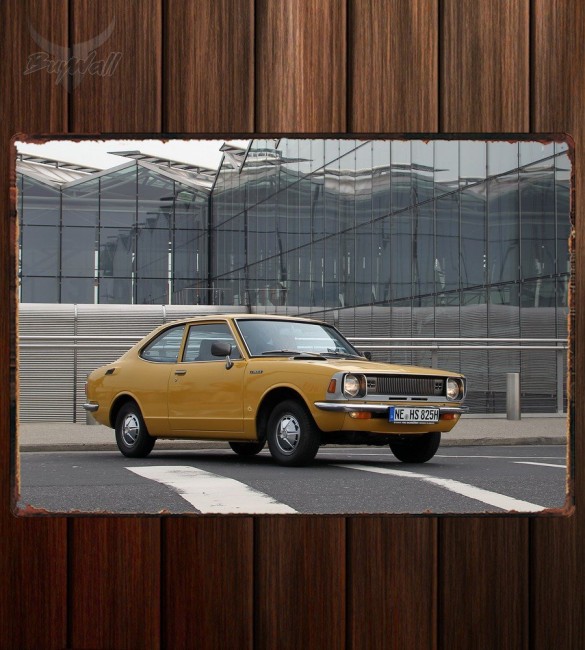 Металлическая табличка Toyota Corolla 2-door Sedan (KE26)
